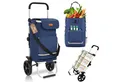 Produktbild: Sekey Einkaufstrolley 3-in-1 mit Kühlfach und Spanngurt, Faltbarer Einkaufswagen 42L & 35kg, 3-in-1 Trolley, Sackkarre & Umhängetasche, Ideal für Einkäufe