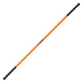 Produktbild: Stick Mobility Trainings-Stick | 1 Stick für Stretching und Bewegungsabläufe | Silikongriffe für festen Halt | neuromuskuläres Bewusstsein | glatt, 3,3 cm | orange-schwarz