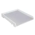 Produktbild: roba Wickelplatte als Aufsatz für Waschmaschinen - Wickeltisch inkl. Wickelauflage soft roba Style grau - Holz weiß - 60 cm breit