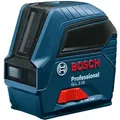 Produktbild: Bosch Linienlaser GLL 2-10 Betriebsart: Batterie-Betrieb|Art des Zubehörs: GLL 2-10 mit Schutztasche
