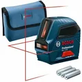 Produktbild: Bosch Professional Laser-Wasserwaage GLL 2-10 mit rotem Laser, batteriebetrieben
