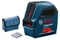 Produktbild: Bosch Linienlaser GLL 2-10 farbe rot Schutztasche 3x1,5 VLR6 Batterie 0601063L00