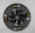 Produktbild: Deckenleuchte mit Ventilator Trondheim Trio Lighting R61095032-mit Fernbedienung