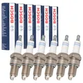 Produktbild: 6x BOSCH WR8LC+ 0242229779 Zündkerze für BMW 3er E30 5er E28 E34 E24 E32 M20 M30