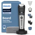 Produktbild: Philips Bartschneider 7000er-Serie – selbstschärfende Metallklingen, 40 Längeneinstellungen, BeardSense-Technologie, Haarkollektor, 100% wasserdicht, breiter Trimmer, Modell BT7670/15