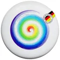 Produktbild: eurodisc 175g Rainbow Profi Ultimate Frisbee Scheibe - Über 100m stabile Flugbahn - Aus 100% Nachwachsenden Rohstoffen - Junge 8 Jahre Geschenkideen, Spielzeug ab 7 Jahre Jungen, Mädchen & Erwachsene