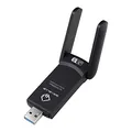 Produktbild: GigaBlue Ultra 1200Mbps W-LAN 2.4 & 5 GHz USB 3.0 WiFi Dual Band Adapter 5GHz+2.4GHz 2x5 dBi High Speed 802.11ac Wireless Netzwerk Adapter WiFi Empfänger für Windows/Mac OS/Linux