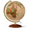 Produktbild: Räthgloben Globus PAL3010, Antikstil, Ø 30cm, politisches Kartenbild, mit LED-Beleuchtung