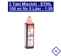 Produktbild: 99,50€/L Original Stihl 2 Taktöl Mischöl 100 ml 1:50 Motorsäge 07813198401 NEU