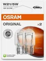 Produktbild: 2x Osram W21/5W W3X16Q Glühlampe Doppelfaden für BMW Audi VW Skoda Seat Opel