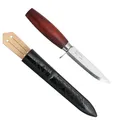 Produktbild: Morakniv Classic 2F mit Fingerschutz, 10,5 cm Carbonstahlklinge, Birkenholzgriff