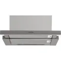 Produktbild: Privileg DGAH 67 LM X - Flachschirmhaube mit 5 Jahre Garantie, Silbergrau, Umluft/Abluft, 60 cm