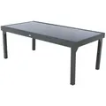 Produktbild: Hesperide - Ausziehbarer Gartentisch Piazza in Anthrazit- und Graphitgrau - 12 Plätze - Hespéride