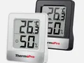Produktbild: ThermoPro TP49 2 Stück Thermo-Hygrometer Digital Raumthermometer Schwarz+Weiß