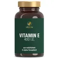 Produktbild: VITACTIV Vitamin E 400 I.E. - 90 Vitamin E Kapseln Hochdosiert, 268mg reines Vit E pro Kapsel – Natürliches bioaktives Tocopherol, plus Sonnenblumenöl - Hohe Bioverfügbarkeit, Laborgeprüft in DE