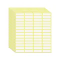 Produktbild: 840 Stück 38x13mm Etiketten Selbstklebend zum Beschriften, Universal Aufkleber Etiketten Haushaltsetiketten Tiefkühletiketten Adressetiketten für Flaschen, Aktenordner, Glasboxen, Schule, Büro, Küche