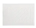 Produktbild: Kleine Wolke Badvorleger BRIDGE Weiß 50x70 Baumwolle Vegan Saugstark Bad