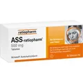 Produktbild: ASS-ratiopharm 500 mg Tabletten 30 St