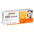 Produktbild: ASS-ratiopharm 500 mg Tabletten 30 St. PZN 03403885