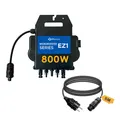Produktbild: APsystems Mikrowechselrichter mit WLAN & Bluetooth, PV VDE , Plug & Play Wechselrichter ideal für Balkonkraftwerk (EZ1-M 800W