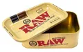 Produktbild: RAW® Munchies Tin Metall Aufbewahrungsdose und Drehtablett, ca. 27,5x17,5x9cm 