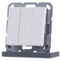 Produktbild: Gira Wippschalter Ein Aus 3fach rws 283003