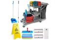 Produktbild: Hypafol Putzwagen HY-2007, (SET, Leinensack, Eimer, Mopp-Presse, Halterung f.Besen, Möppe,Kehrgarnitur)