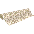 Produktbild: Clairefontaine Geschenkpapierrolle Kraft, 50x0,70m, Lebkuchenmann Weiß 223907C