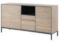 Produktbild: Sideboard Akazie 160x45x85 grau-weiß geölt CHICAGO #04