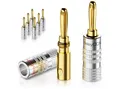 Produktbild: deleyCON deleyCON 8x Bananenstecker Schraubbar für Lautsprecherkabel von PC-Lautsprecher