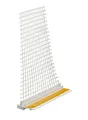 Produktbild: 30x Anputzleiste mit Gewebe 9 mm 2,0 m Putzleiste Fensterleiste PVC-Leiste