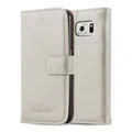 Produktbild: Cadorabo Hülle kompatibel mit Samsung Galaxy S6 aus Premium Kunst Leder Flip Klappbare Stoßfeste Magnetische [Standfunktion] [Kartenfächern] Cover Hülle für Galaxy S6 Tasche in Braun