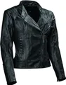 Produktbild: DIFI Rose Damen Motorrad Lederjacke, schwarz, 36