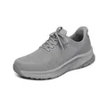 Produktbild: Orthofeet Herren Orthopädischer Tilos Hands-Free Slip-in Sneakers – Komplett Grau, Größe 42