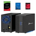 Produktbild: REAGLE USB 3.2 2 Fach Festplattengehäuse für 2.5