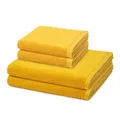 Produktbild: Vossen - 4 teiliges Frottier-Set - Vegan Life (2 X Handtuch 2 X Duschtuch im Set) - 580 g/m2 - Baumwolle - Frottee - saugstark - weich und flauschig - Salamander