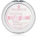 Produktbild: essence All About Soft Glow! transparenter Fixierpuder zur Verjüngung der Gesichtshaut 8 g
