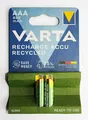 Produktbild: 2er Varta Recharge Accu  Recycled AAA Micro HR03 1,2V 800mAh NiMH  56813