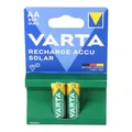 Produktbild: Varta Solar AA Mignon Akku Ni-MH 1,2V 800mAh 2er Blister