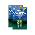 Produktbild: 2x Varta Solar 56736 Akku AA Mignon HR6 1,2V NiMH 800mAh im Blister