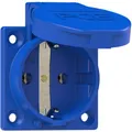 Produktbild: PCE MASCHINEN-SCHUKOSTECKDOSE BLAU / 1050-0B 16A 3P IP54 1050-0B