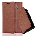 Produktbild: Cadorabo Hülle kompatibel mit Samsung Galaxy S8 aus Premium Kunst Leder Flip Klappbare Stoßfeste Magnetische [Standfunktion] [Kartenfächern] Cover Hülle für Galaxy S8 Tasche in Braun