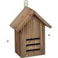 Produktbild: Relaxdays - Marienkäferhaus, Marienkäferhotel Garten, Zum Aufhängen, Holz Unbehandelt, Hxbxt: 22 X 17 X 10 Cm, Braun