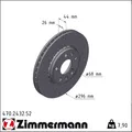 Produktbild: 2x Zimmermann 470.2432.52 Bremsscheibe für RENAULT MEGANE LAGUNA GRAND SCENIC B