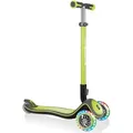 Produktbild: Globber Dreiradscooter ELITE DELUXE LIGHTS, mit Leuchtrollen grün
