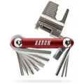 Produktbild: AARON Tool 20 in 1 Multitool - Fahrrad Multifunktionswerkzeug - Rot