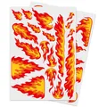 Produktbild: Auto Aufkleber Flammen Sticker Set Digitaldruck mit UV-Schutzlaminat I  kfz_728