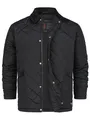 Produktbild: Indicode Herren INDram Steppjacke mit Cordkragen und Rautensteppung | Daunenjacke für Männer Black, M