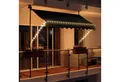 Produktbild: Swing&Harmonie Klemmmarkise LED - Balkonmarkise mit Kurbel Sonnenschutz Markise Terrasse Balkon 200/250/300/350 cm