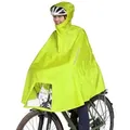 Produktbild: TATONKA® Regenponcho Bike Poncho - Wasserdichter Fahrrad-Cape mit Kapuze und Sichtfenster In mehreren Größen verfügbar M
